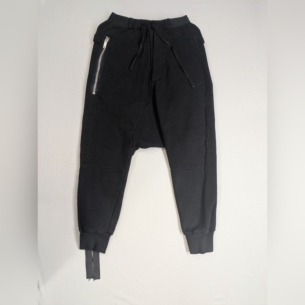 Ben Taverniti UNRAVEL PROJECT Tech Drop Crotch Sweatpants Jogger Pants Sz XS